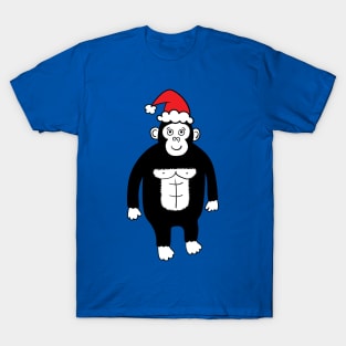 Christmas gorilla T-Shirt